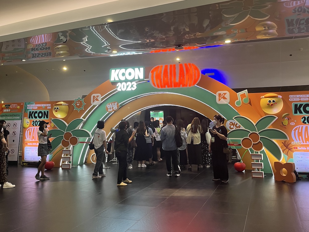 『KCON 2023 THAILAND』では、パフォーマンス以外にもファンとの交流イベントが行われていた