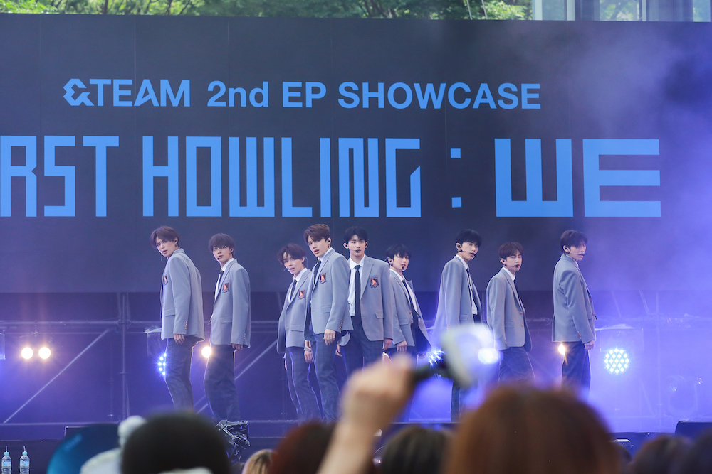 &TEAM／『&TEAM 2nd EP SHOWCASE [First Howling : WE] 』より （C）HYBE LABELS JAPAN