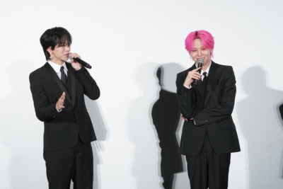 （左から）大平祥生、川尻蓮 （C）2025「JO1 THE MOVIE『未完成』-Bon Voyage-」製作委員会