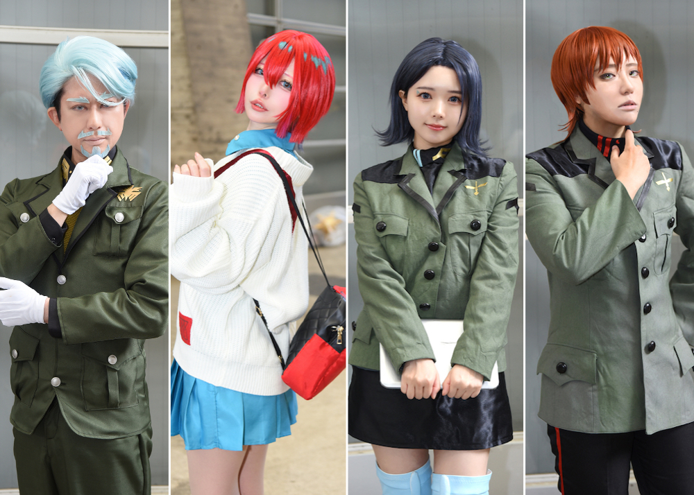 (左から)TOMOZOさん、むうにゃさん、トキワさん、縹(はなだ)さん