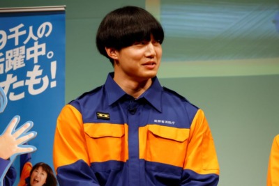 GENERATIONS片寄、青木マッチョらが消防団入団をアピール！青木「消防団を広めるために僕は吉本に入ってきた」