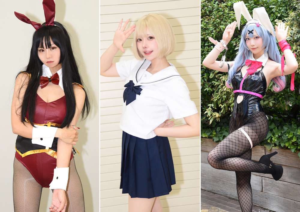 （左から）ちゃこさん、しゅまるさん、明日葉りあさん