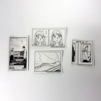 『完本 青い車』ステッカー