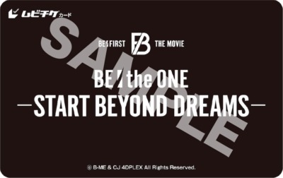 映画『BE:the ONE -START BEYOND DREAMS-』ムビチケカード （C）B-ME & CJ 4DPLEX All Rights Reserved.