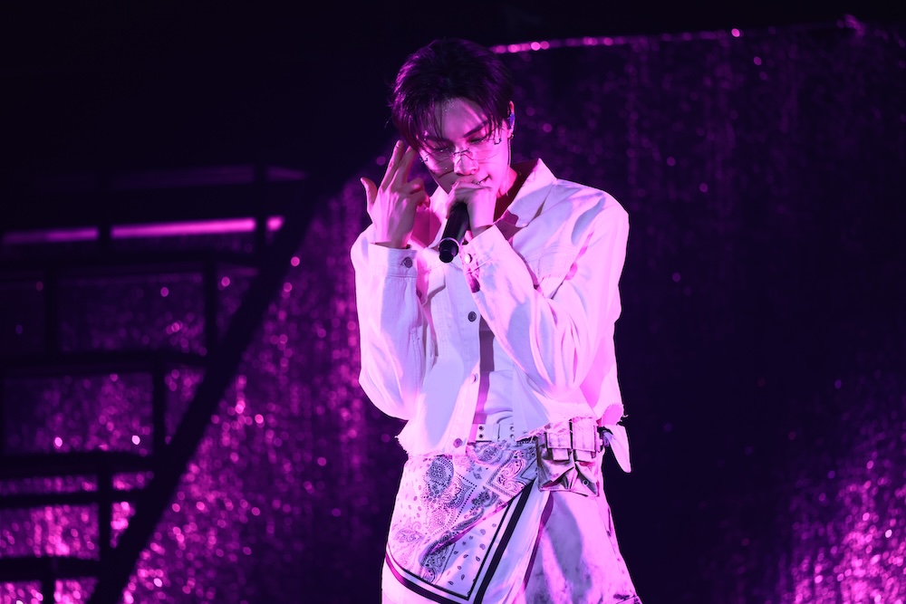 西島蓮汰（OCTPATH）／『OWV・OCTPATH MASHUP LIVE 2025 TWO THRONE』2025年12月13日の公演より（撮影＝山口比佐夫）