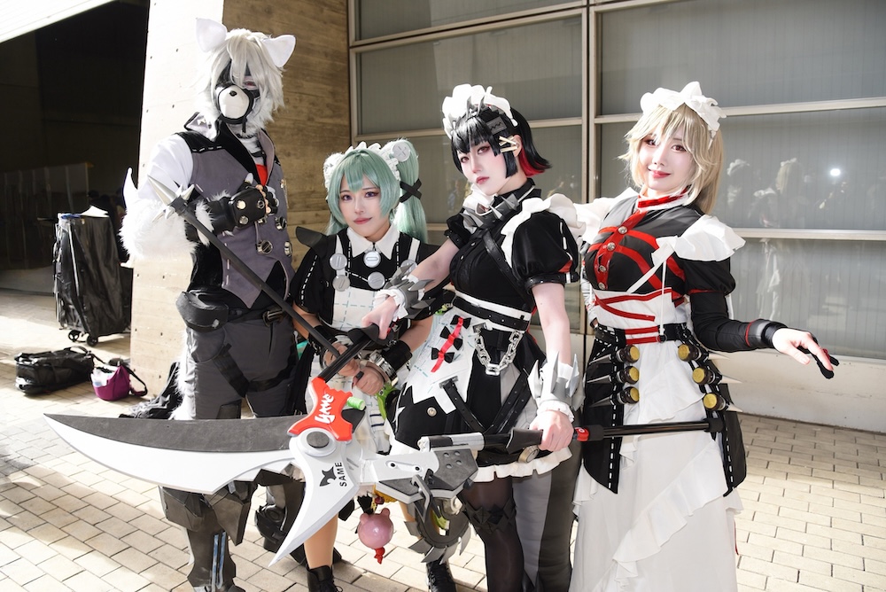 『ゼンレスゾーンゼロ』のキャラクターに扮したコスプレイヤーたち