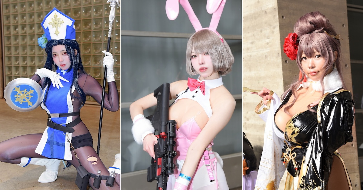 NIKKE コスプレ ミルク バニー 照れつつがんばっているミルクらしい表情を意識しました」バニーガール