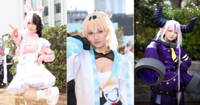 （左から）蟹nyanさん、橘ありあさん、つーたんさん
