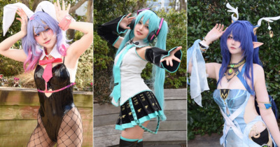 （左から）かりんさん、天音ちかさん、ロカさん