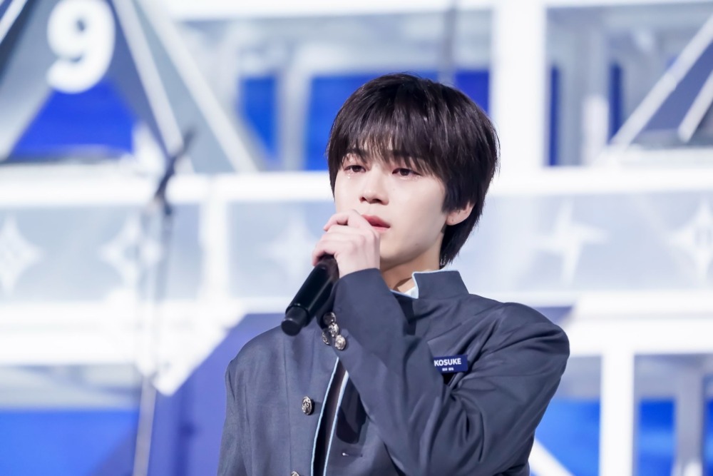 予想外の順位となったKOSUKE（照井康祐）（C）PRODUCE 101 JAPAN 新世界
