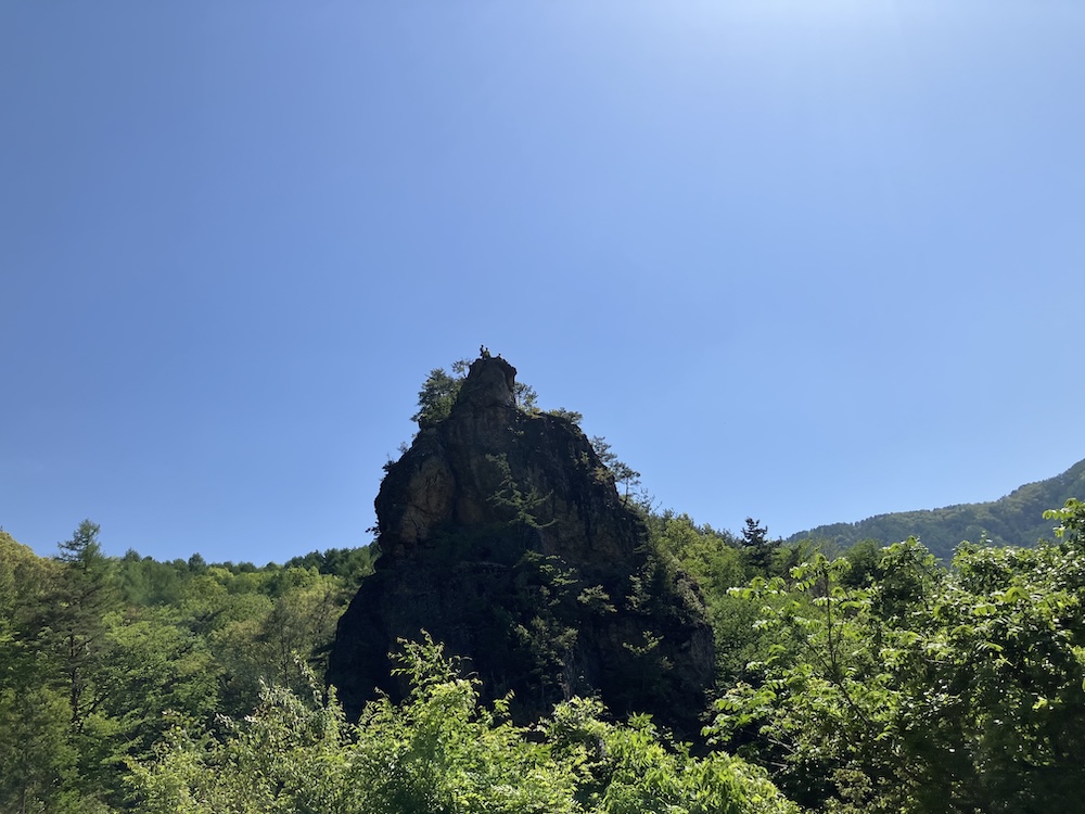 「第32回 星の郷八ヶ岳野辺山高原100kmウルトラマラソン」走行中の風景／撮影＝折田侑駿
