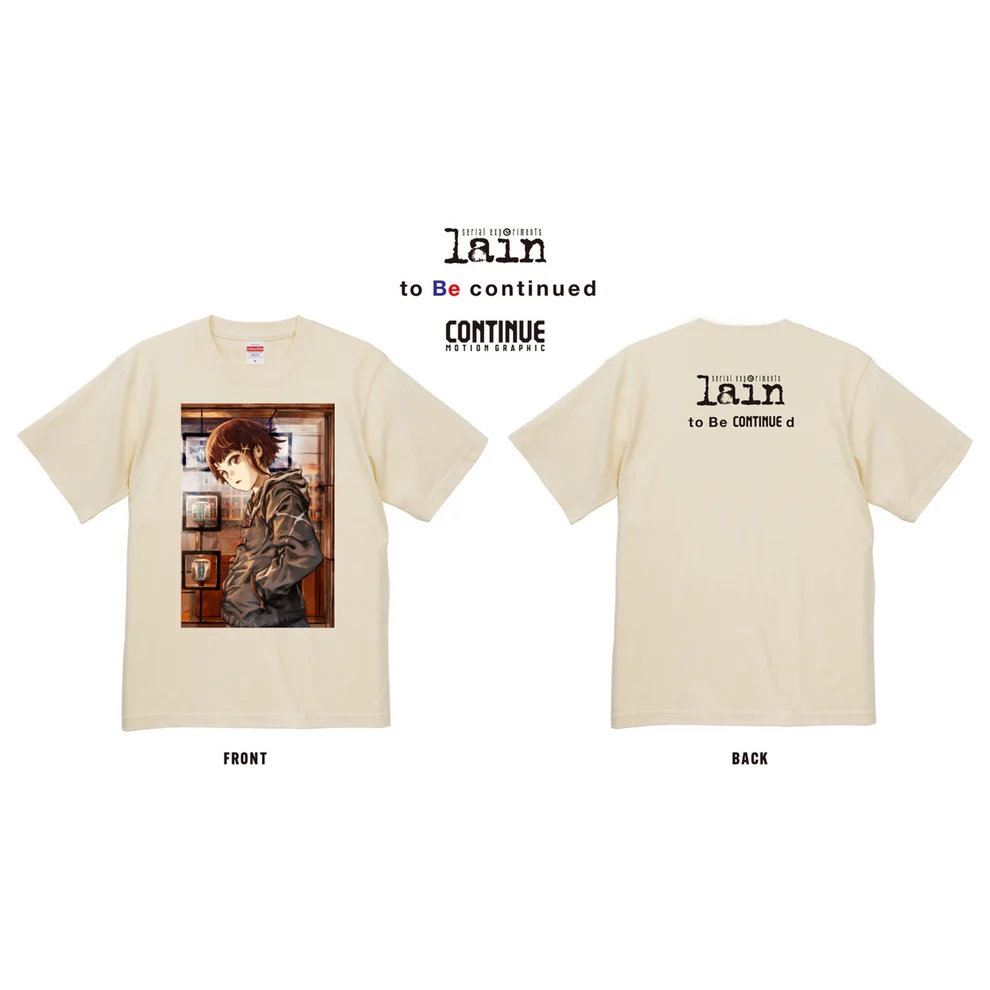 安倍吉俊『serial experiments lain』描き下ろしTシャツ