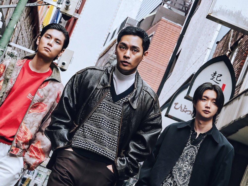 （左から）萩原利久、柳楽優弥、JUNON　（C）2026「RYUJI」製作委員会
